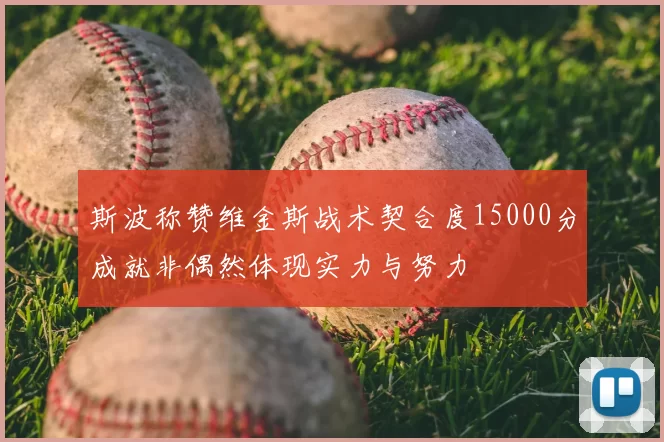 斯波称赞维金斯战术契合度15000分成就非偶然体现实力与努力