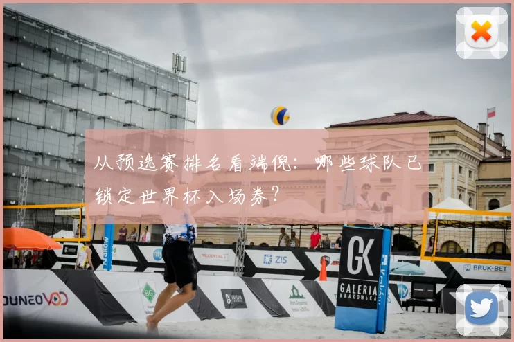 从预选赛排名看端倪：哪些球队已锁定世界杯入场券？